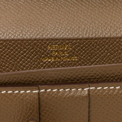 Hermes Epsom Bearn Gusset Wallet Etoupe 6 of 8