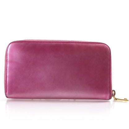 Prada Spazzolato Zip Wallet Pink 2 of 12