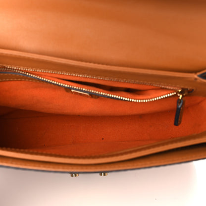 MCM Visetos Medium Patricia Satchel Cognac 5 of 10