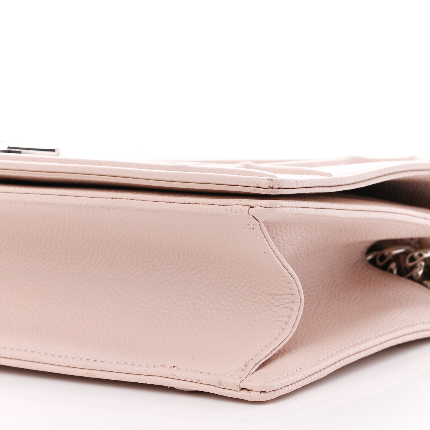Grained Calfskin Medium Diorama Flap Bag Rose Poudre