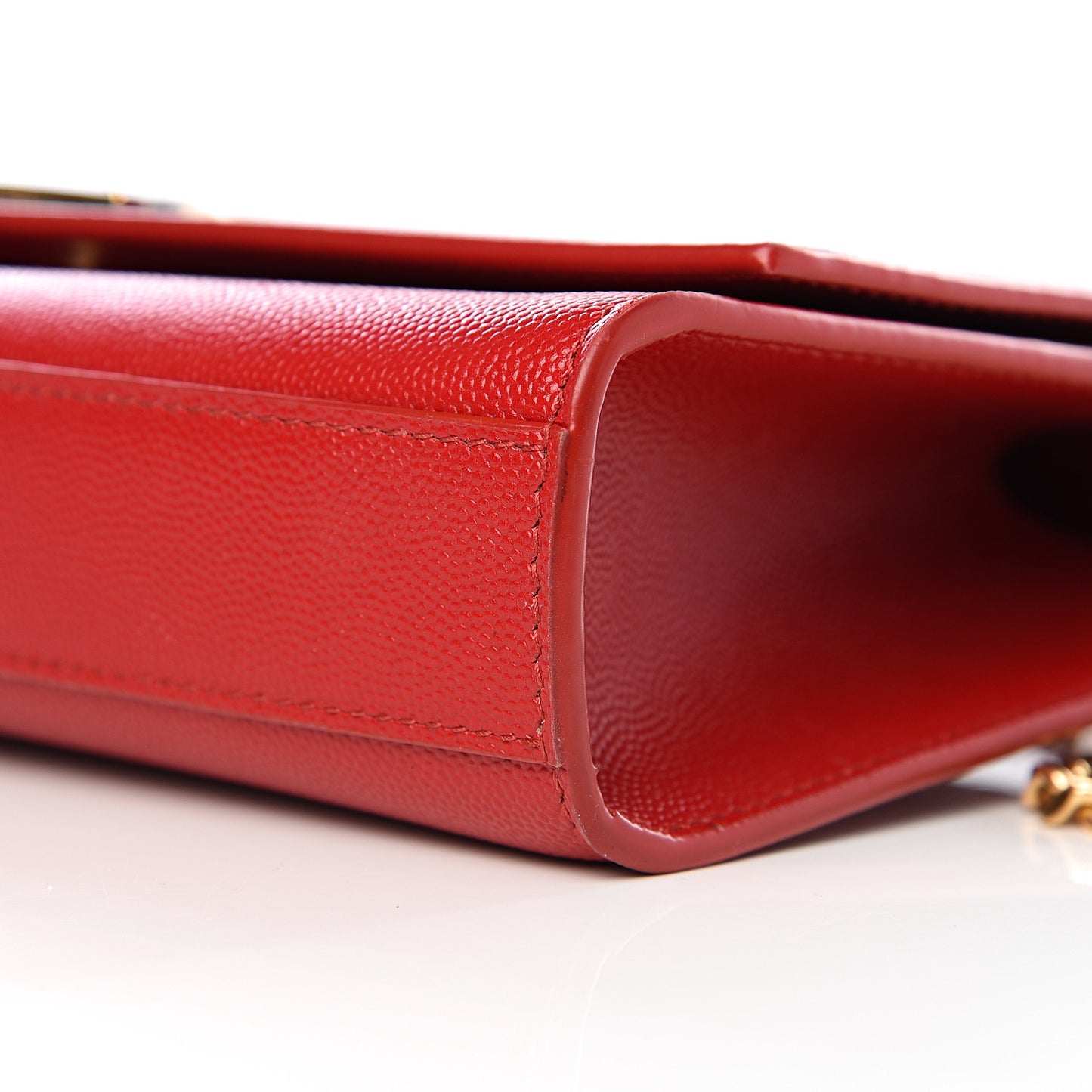 Grain De Poudre Medium Monogram Kate Satchel Red