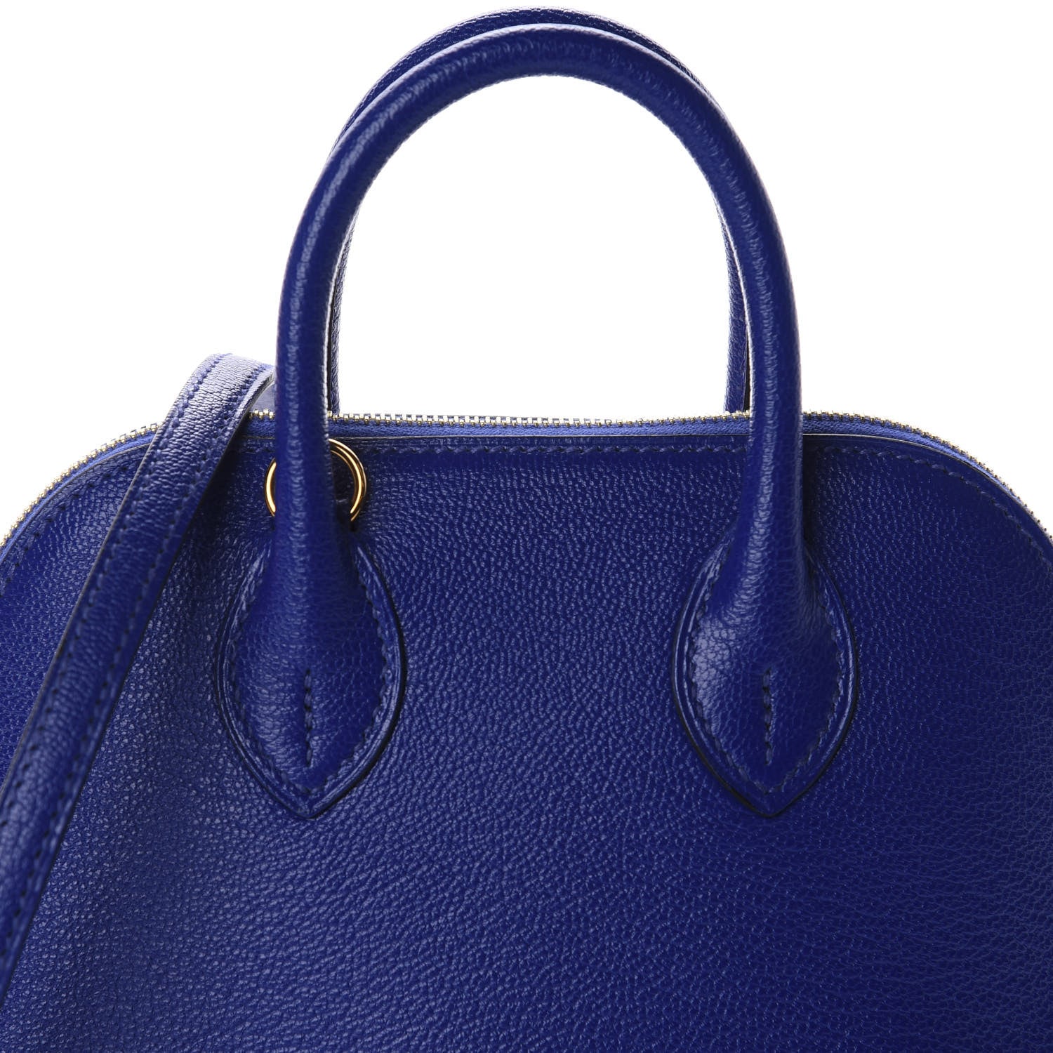 Hermes Chevre Mysore Mini 1923 Bolide Bleu Electrique 9 of 10