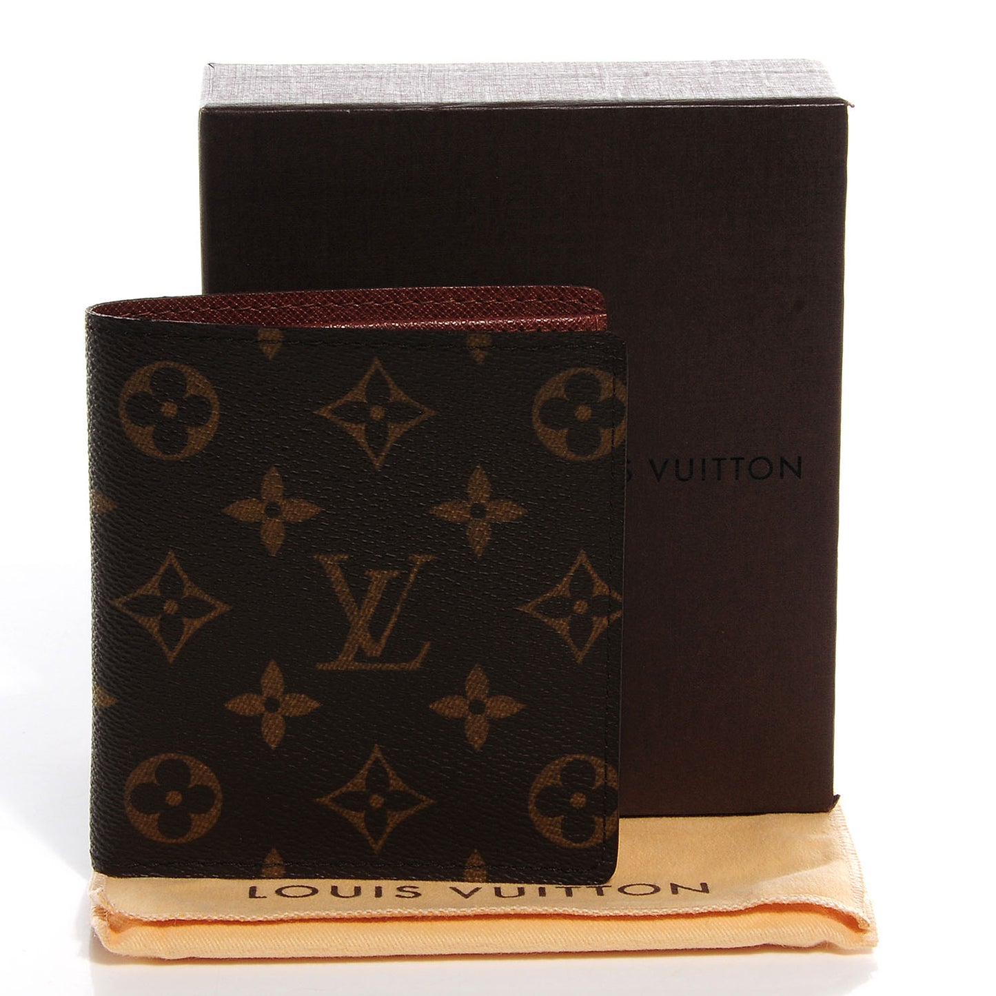 Monogram Mens Billfold Wallet 10 Credit Card Slots
