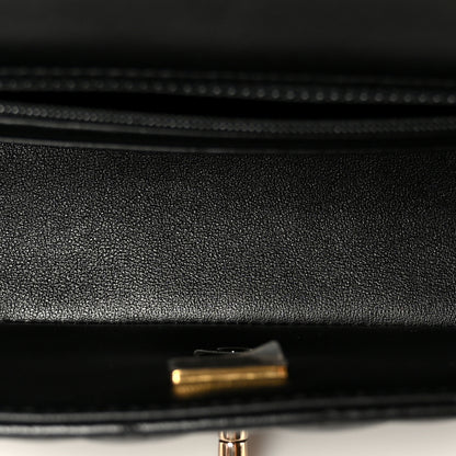 Chanel Lambskin Quilted Mini Rectangular Flap Black 5 of 11