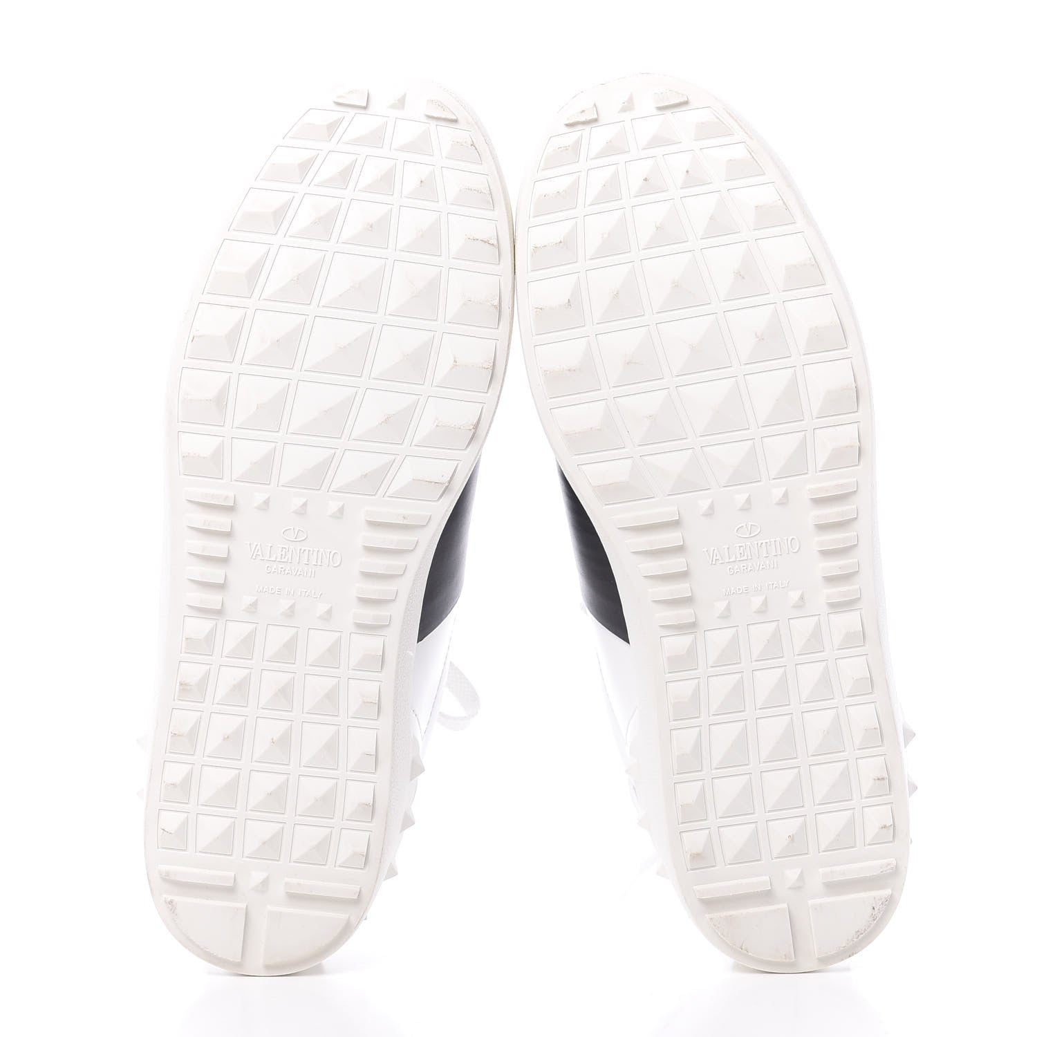 Valentino Garavani Calfskin Star VLTN Mens Rockstud Open Sneakers 41 White 6 of 11