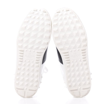 Valentino Garavani Calfskin Star VLTN Mens Rockstud Open Sneakers 41 White 6 of 11