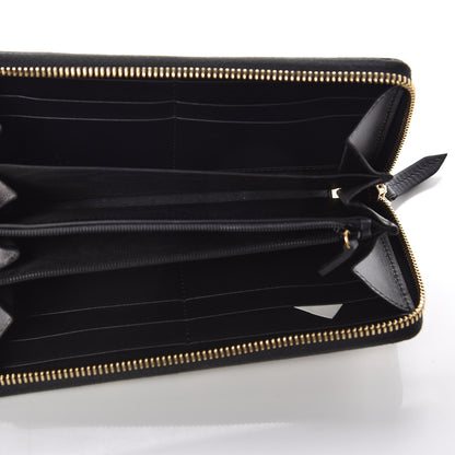 Gucci GG Supreme Monogram Bees Zip Around Wallet 5 of 10