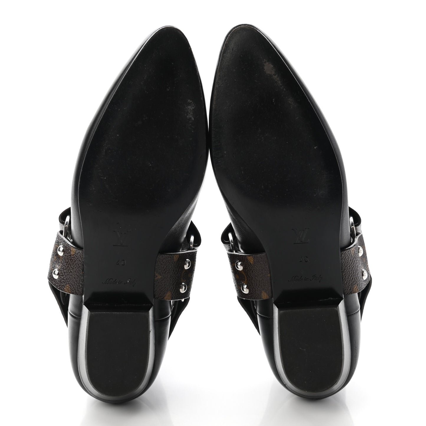 Calfskin Monogram Rhapsody Ankle Boots 40 Black