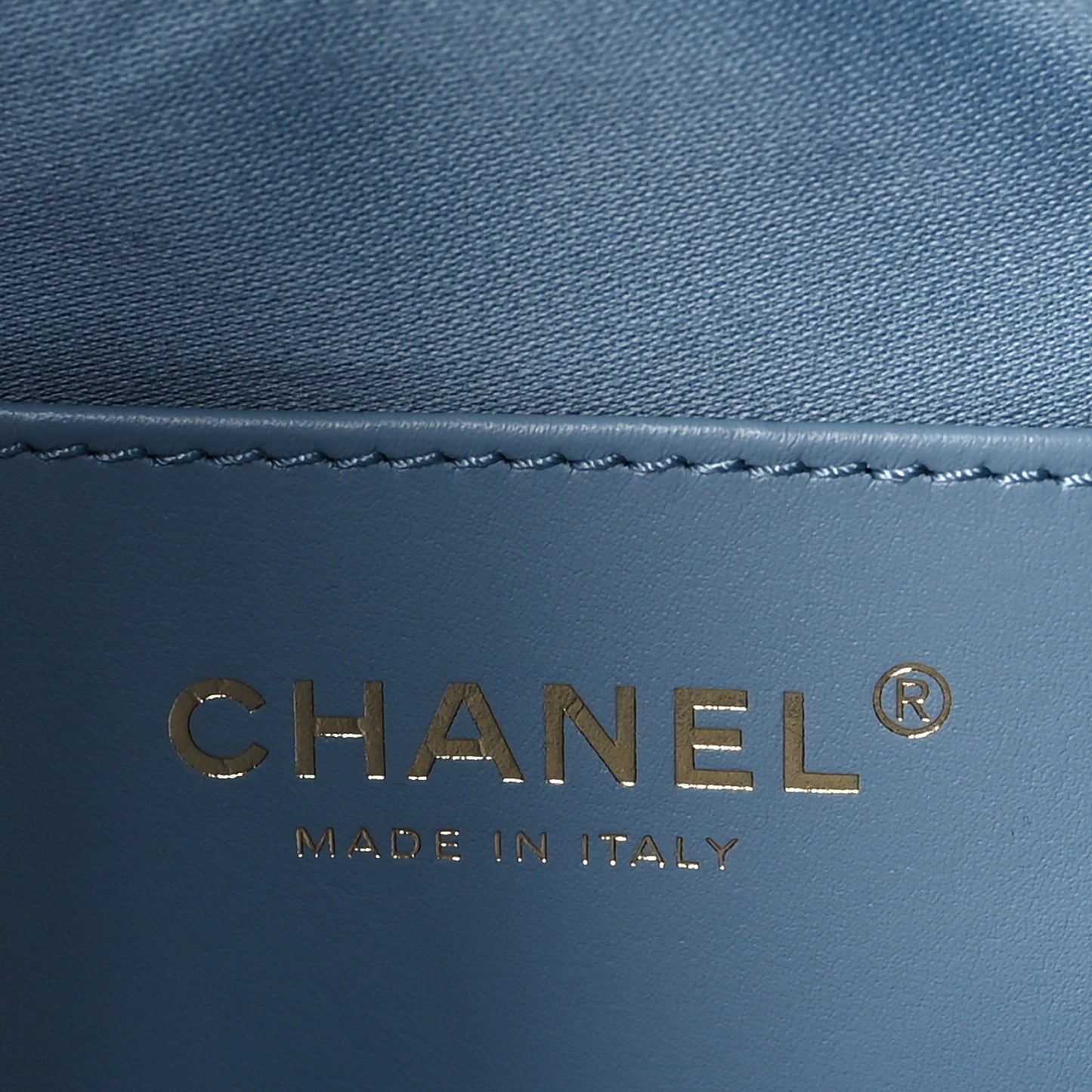 Caviar Quilted Medium Chanel 25 Handbag Blue