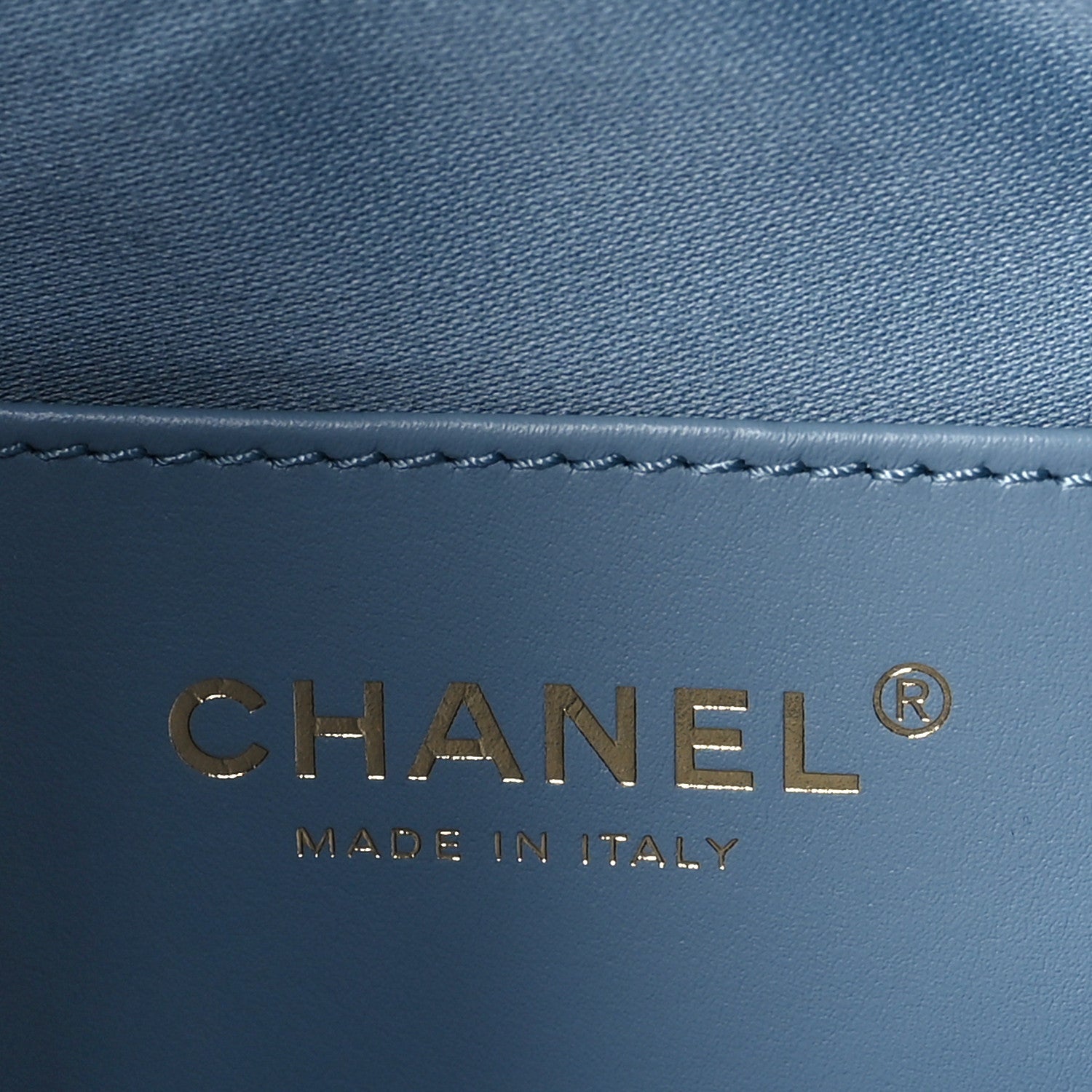 Chanel Caviar Quilted Medium Chanel 25 Handbag Blue 7 of 11