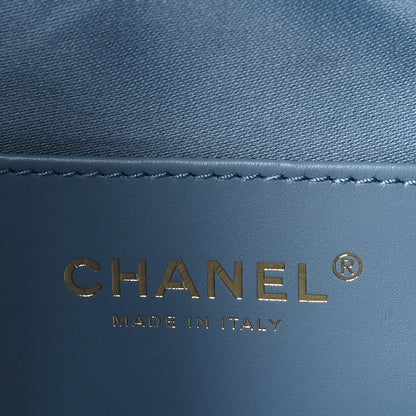 Chanel Caviar Quilted Medium Chanel 25 Handbag Blue 7 of 11