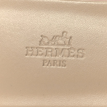 Hermes Box Calfskin Oran Sandals 39.5 Beige Lin 7 of 10