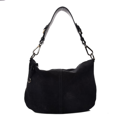 Prada Scamosciato Suede Hobo Black 1 of 13