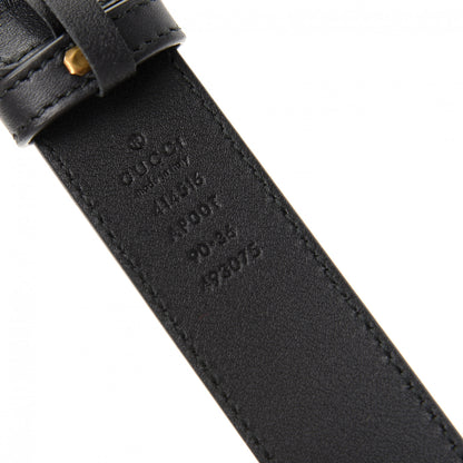 Gucci Calfskin Double G 30mm Belt 90 36 Black 5 of 5
