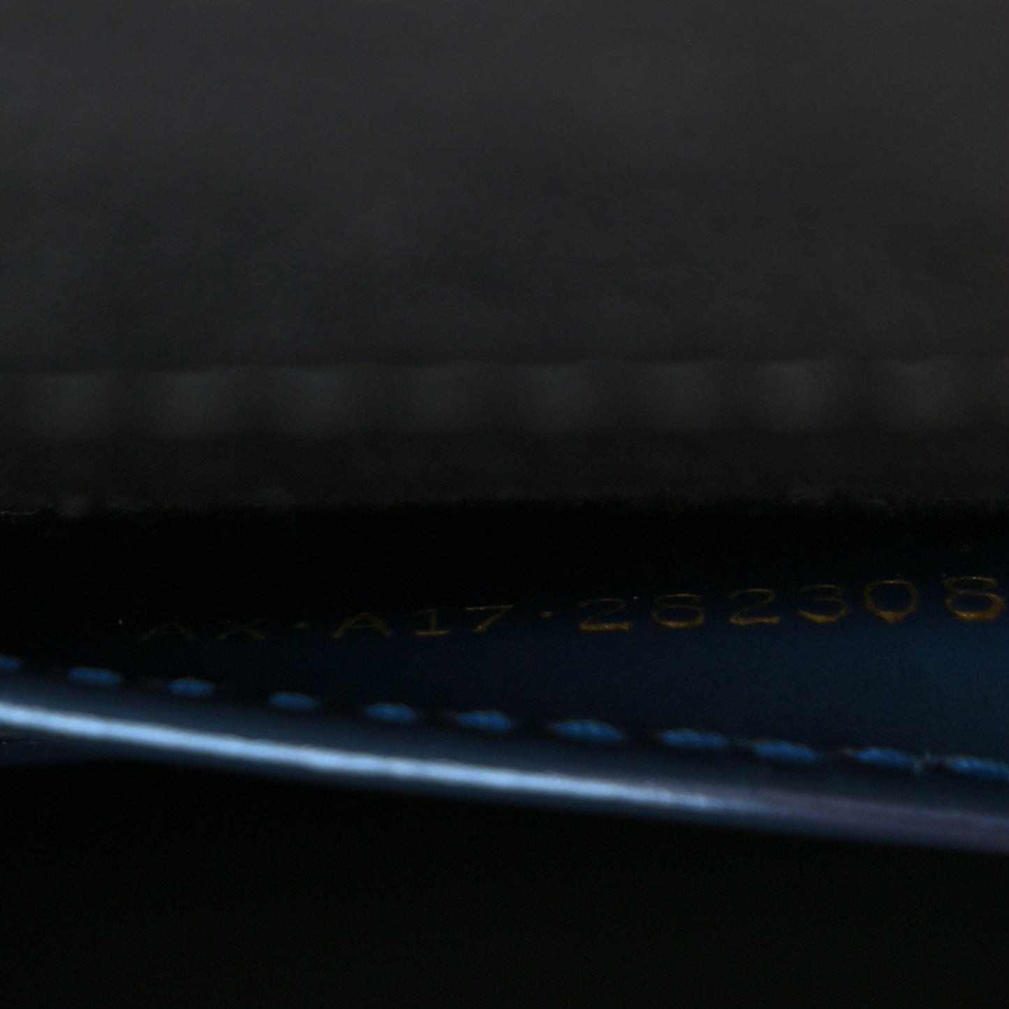 Metallic Calfskin Serpenti Forever Top Handle Blue