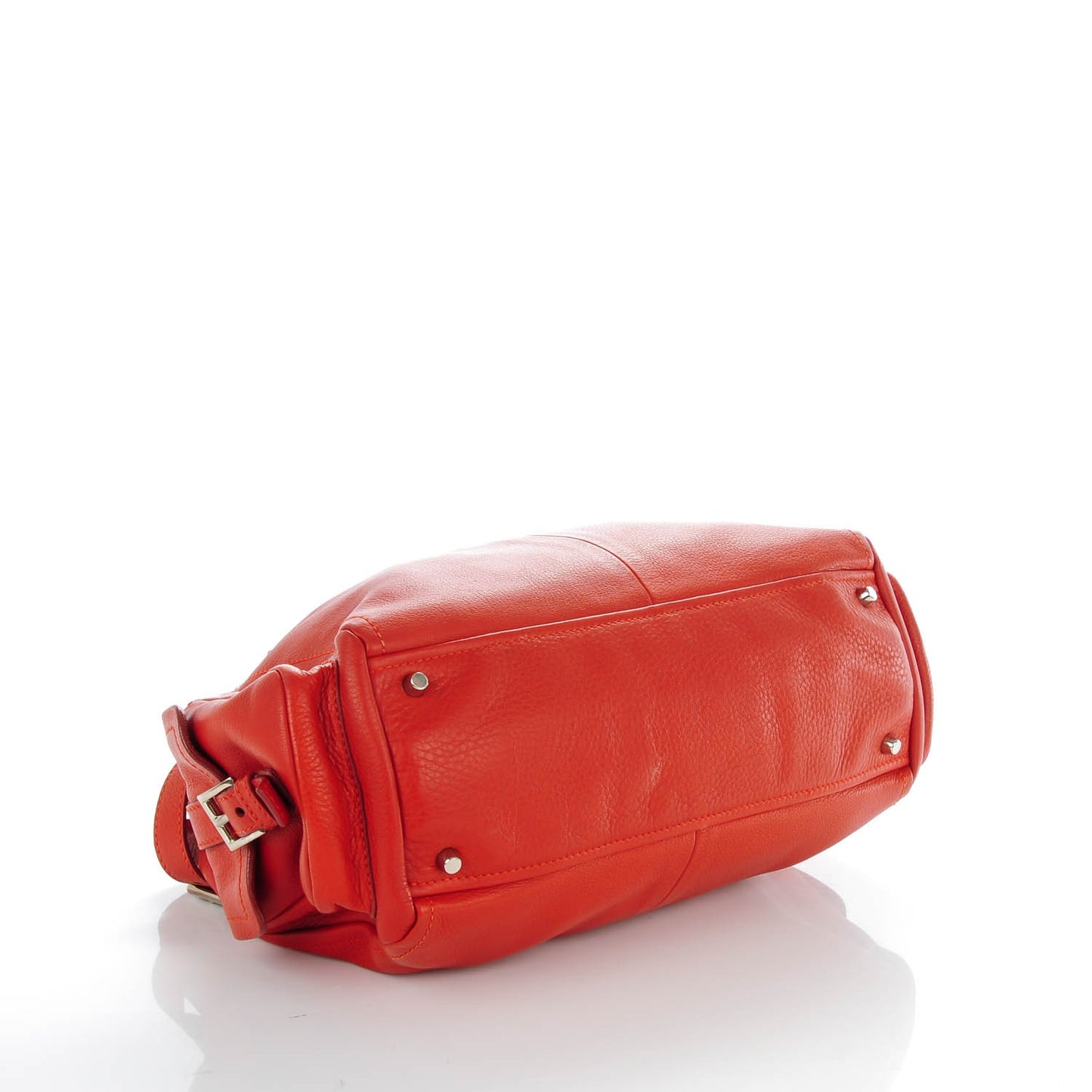 Vitello Daino Shoulder Bag Arancio
