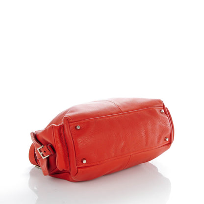 Prada Vitello Daino Shoulder Bag Arancio 4 of 11