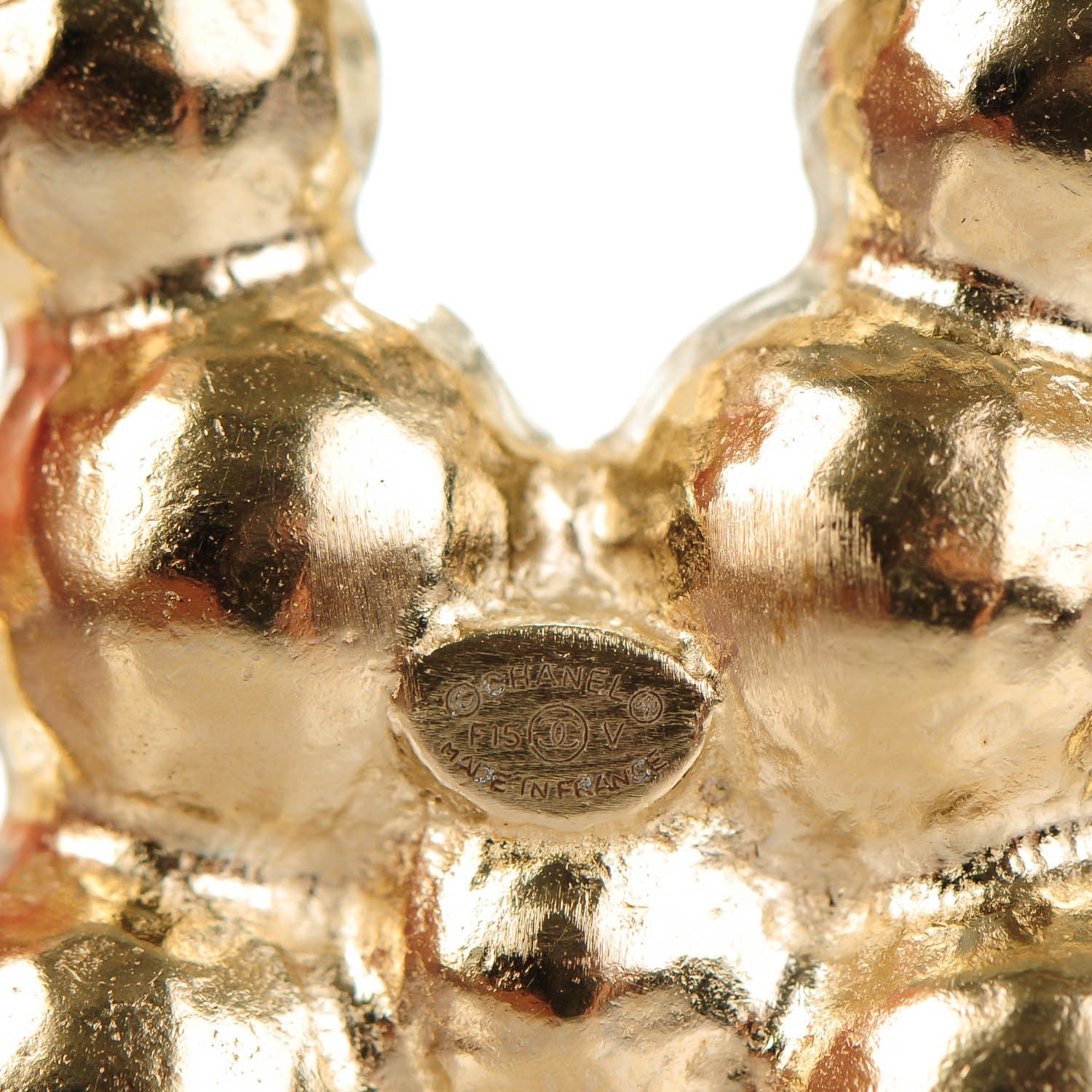 Chanel Pearl CC Brooch Gold Pearly White 4 of 5