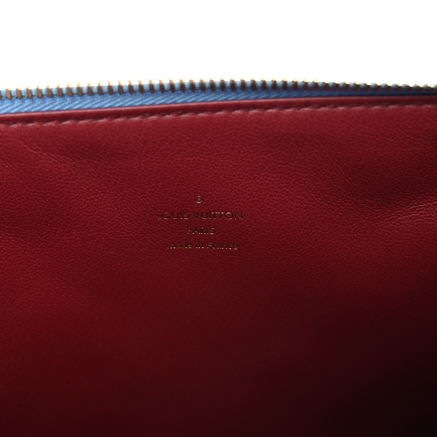 Louis Vuitton Lambskin Embossed Monogram Coussin MM Bleuet 7 of 10
