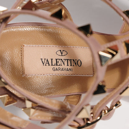 Valentino Garavani Patent Rockstud Ankle Strap 65mm Pumps 36 Indaco Poudre 7 of 7