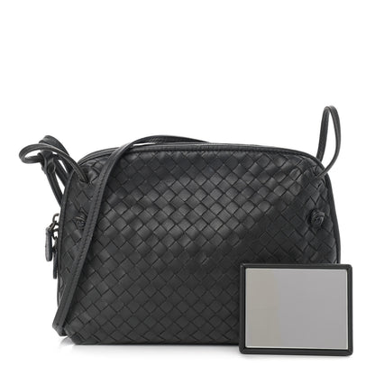 Bottega Veneta Nappa Intrecciato Pillow Crossbody Messenger Light Grey 1 of 24