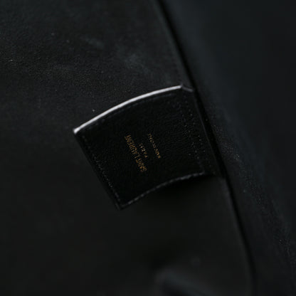 Saint Laurent Calfskin North-South Shopping Tote Black 6 of 10