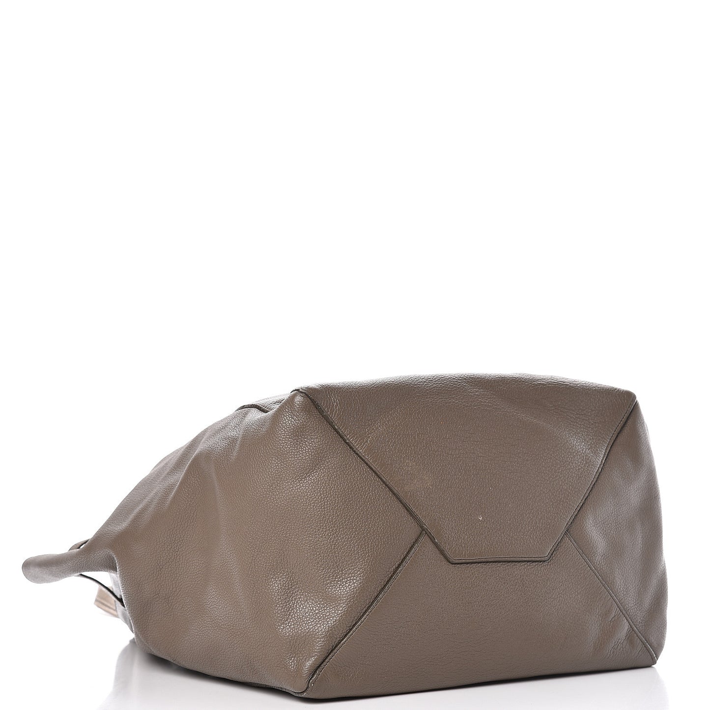 Soft Grained Calfskin Medium Belt Cabas Phantom Taupe