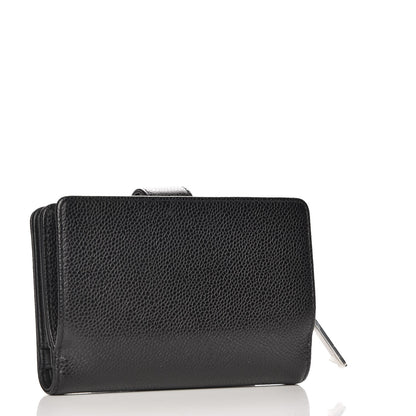 Chanel Caviar Timeless CC Zipped Pocket Wallet Black 3 of 9