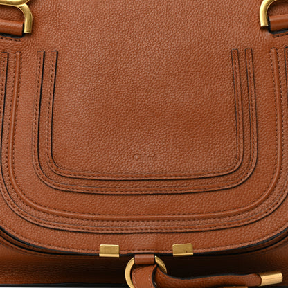 Chloe Calfskin Medium Marcie Satchel Tan 8 of 11