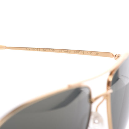 Oliver Peoples Benedict Aviator Sunglasses Gold 6 of 6