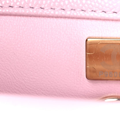 Chanel Caviar Quilted Mini Coco Handle Flap Light Pink 6 of 9