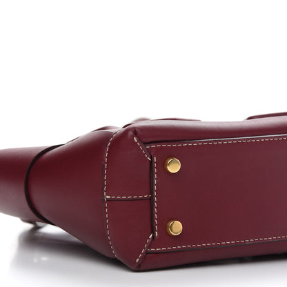 Bottega Veneta Calfskin Mini Maxi Intrecciato Arco Burgundy 7 of 13