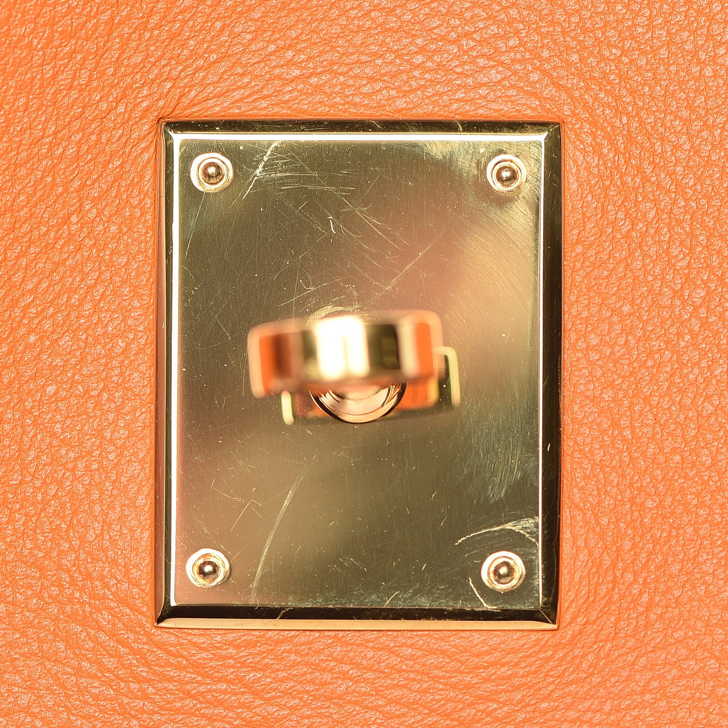 Hermes Swift Horseshoe Birkin 35 Orange 22 of 40
