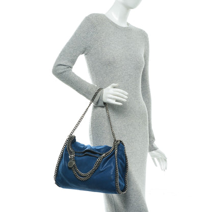 Stella McCartney Shaggy Deer Falabella Fold Over Tote Blue 2 of 7