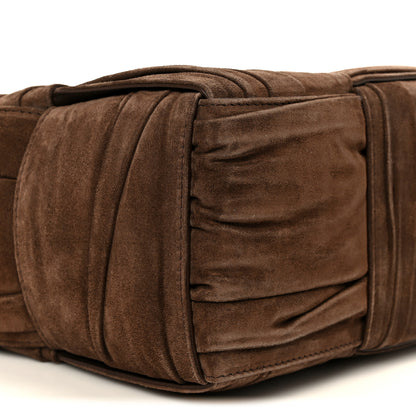 Bottega Veneta Suede Foulard Intrecciato Small Arco Tote Brownie 10 of 11