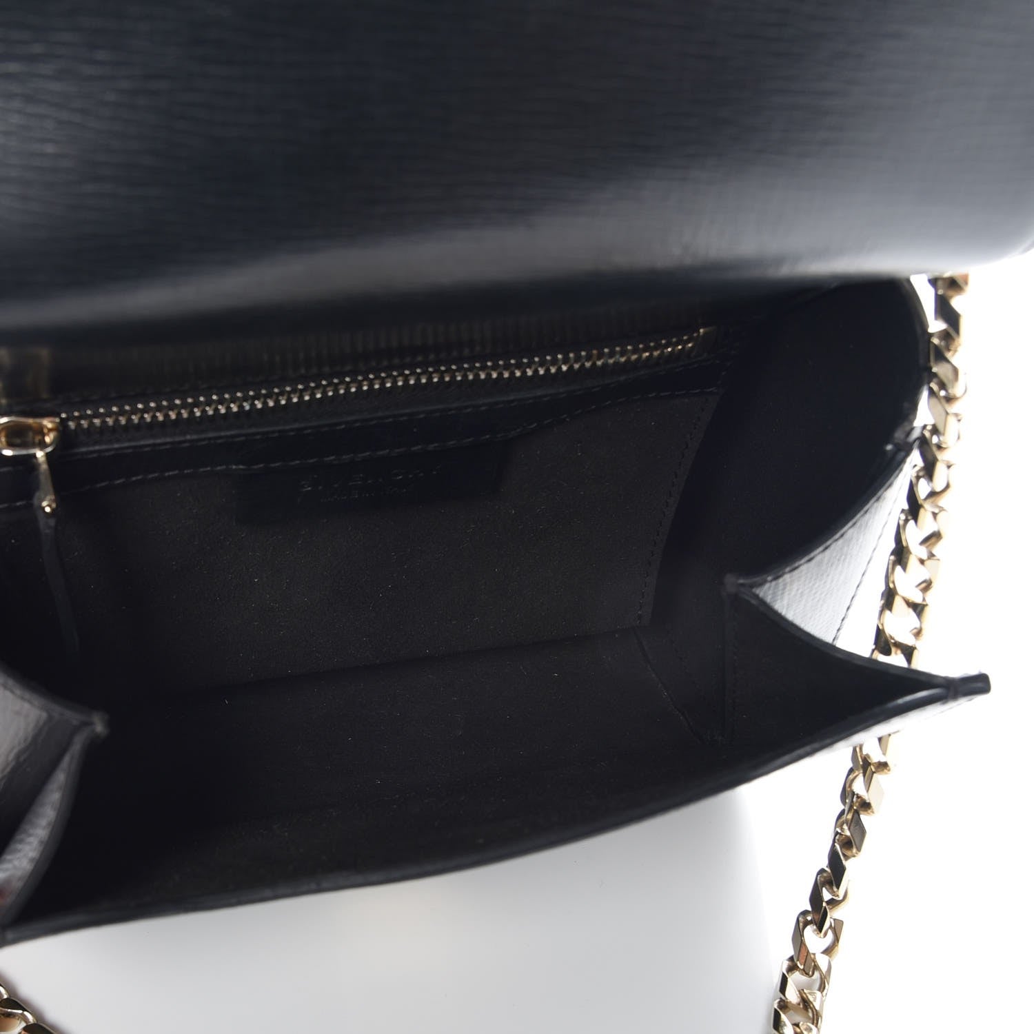 Givenchy Textured Calfskin Mini Pandora Box Chain Crossbody Bag Black 5 of 7