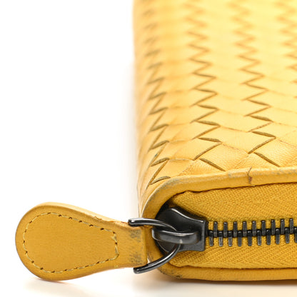 Bottega Veneta Nappa Intrecciato Zip Around Wallet Sunset 14 of 15