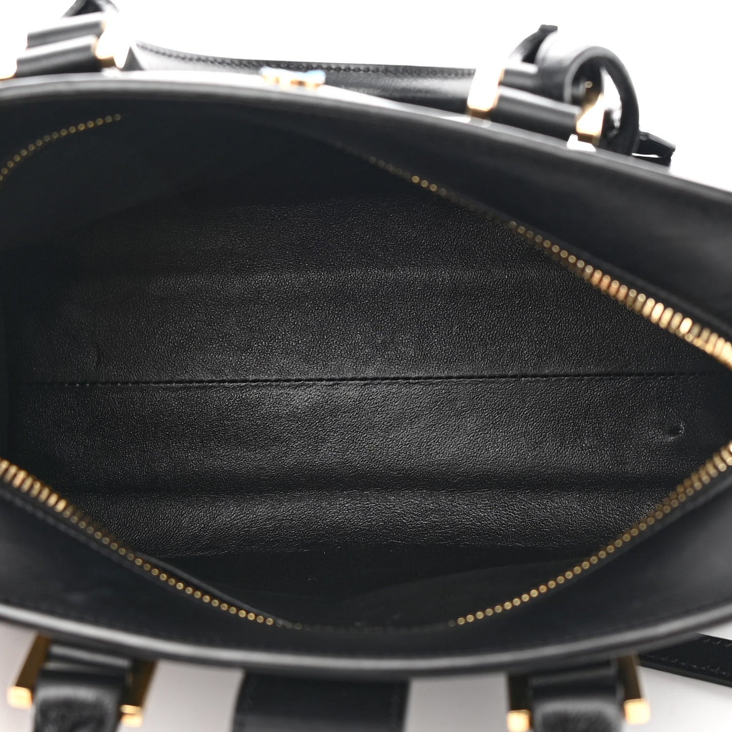 Calfskin Monogram Baby Cabas Black