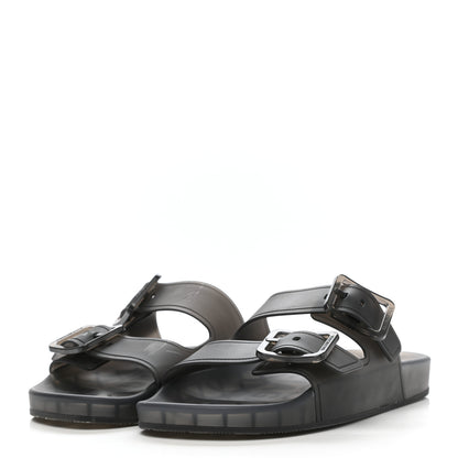 Balenciaga Technical Polyurethane Mallorca Slide Sandals 40 Black 2 of 8