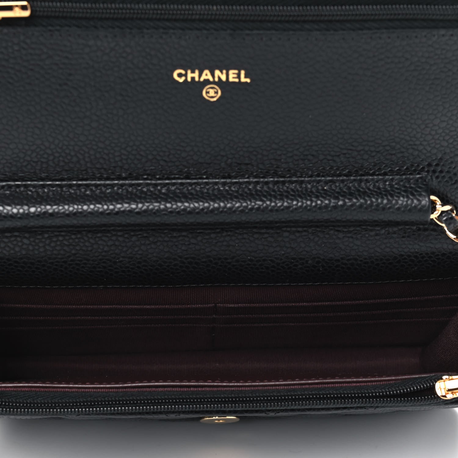 Chanel Caviar Quilted Wallet On Chain WOC Black 4 of 4