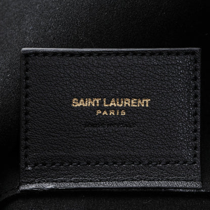 Saint Laurent Calfskin Large Shopping Tote Black 6 of 7