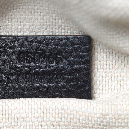 Gucci Pebbled Calfskin Mini Soho Chain Bag Black 7 of 11