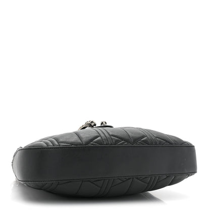 Gucci Calfskin Web Quilted Medium Dionysus Hobo Black 4 of 17
