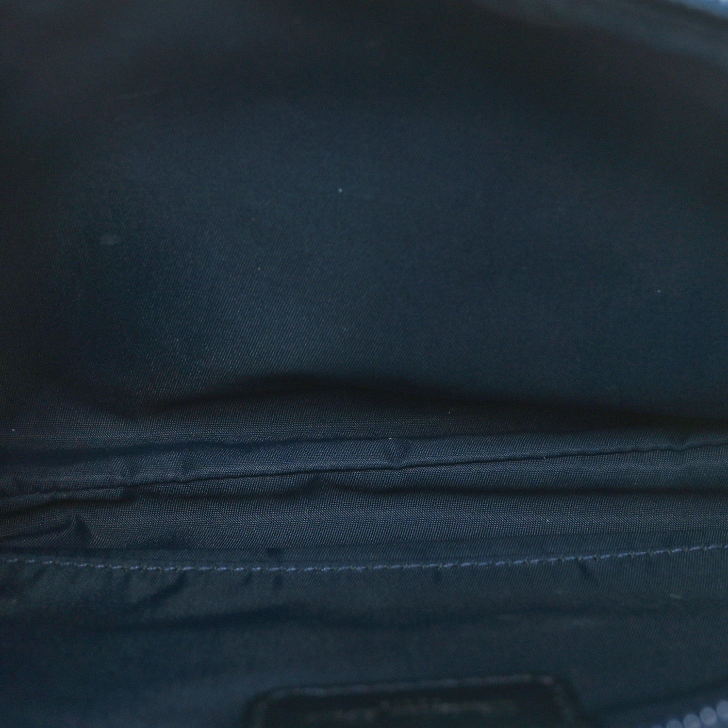 Christian Dior Monogram Shoulder Bag Pochette Black 5 of 12
