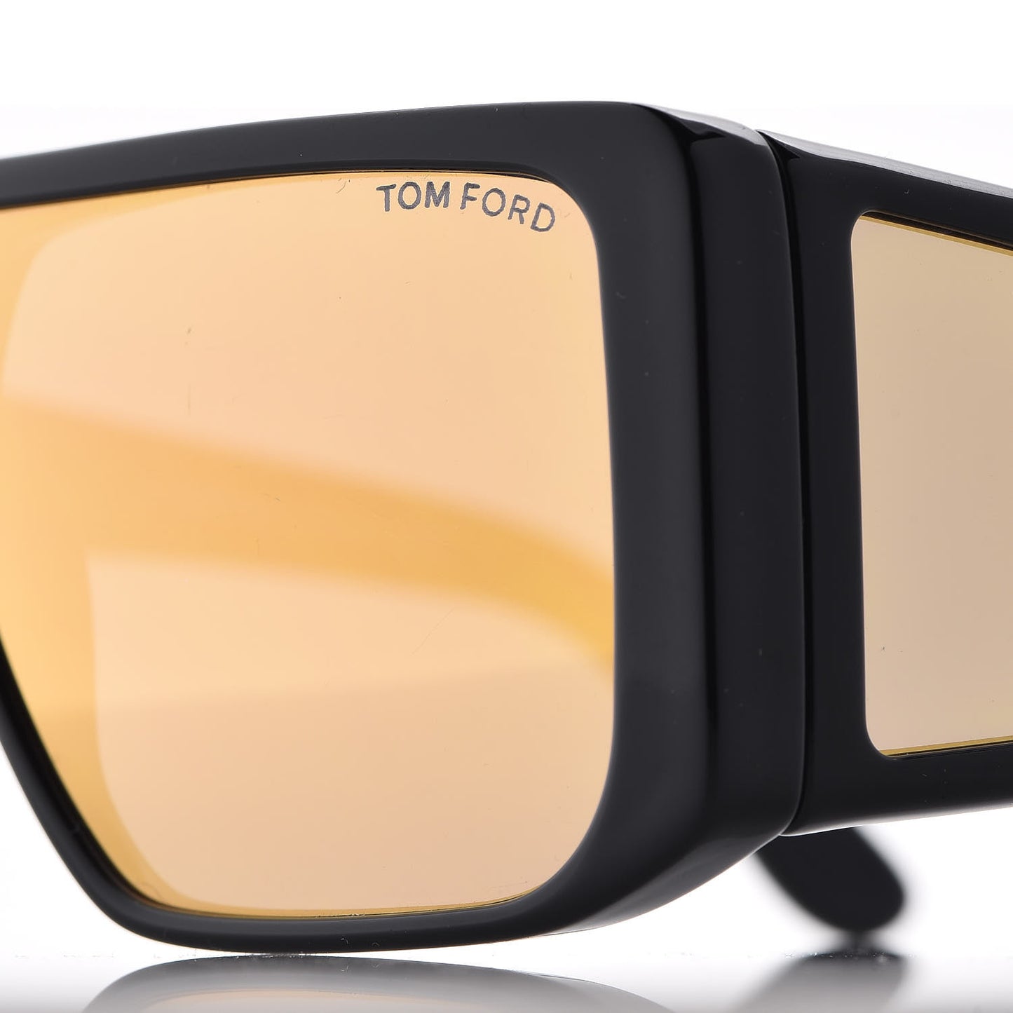 Square Atticus Sunglasses TF710 Black Gold