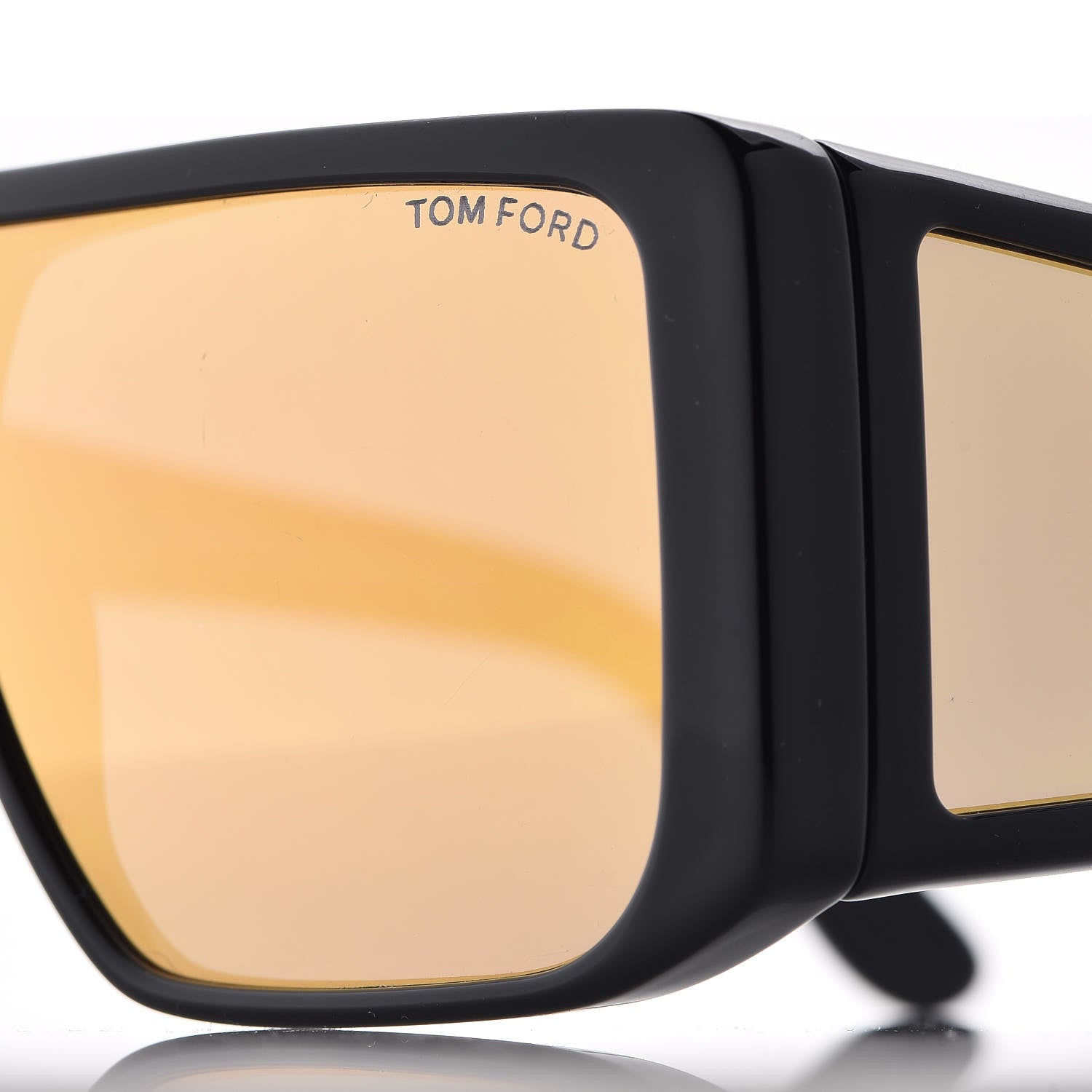 Tom Ford Square Atticus Sunglasses TF710 Black Gold 7 of 8