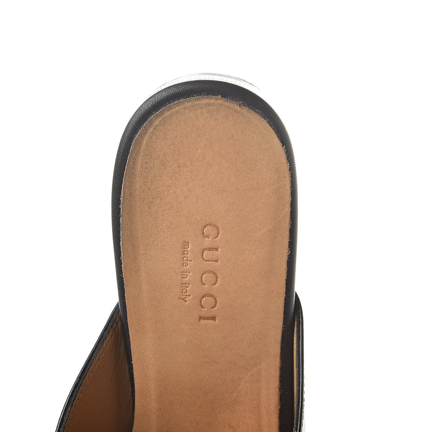 Gucci Calfskin Womens Princetown Slippers 36.5 Black 14 of 16