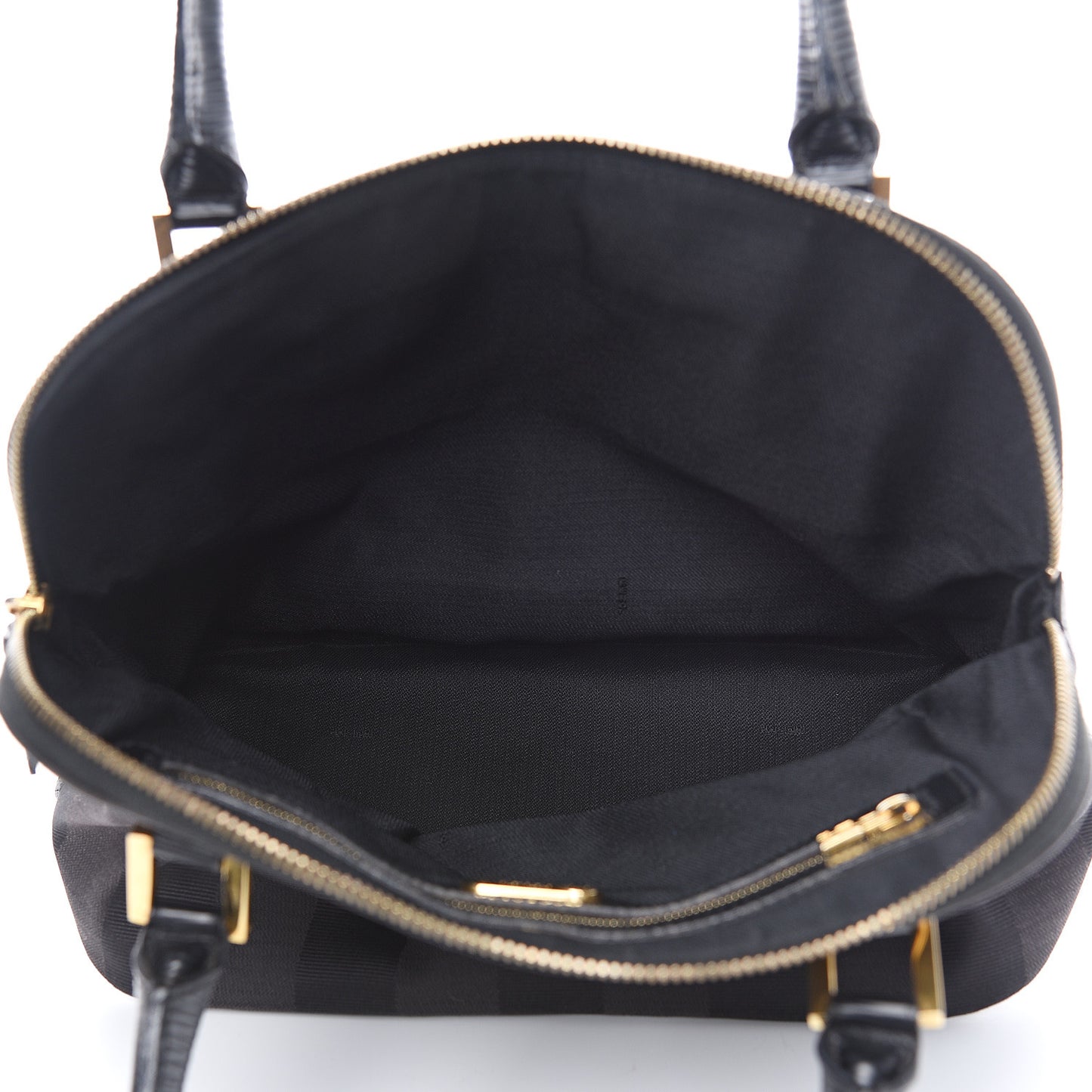 Pequin Textured Calfskin Tote Black