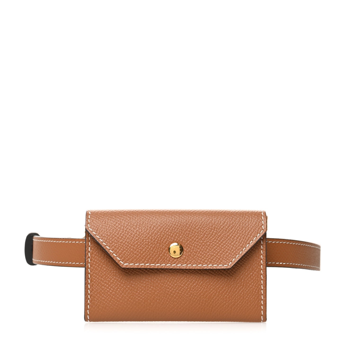 Epsom Kelly Pocket Belt Gold