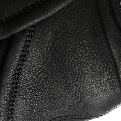 Chanel Goatskin Suede Shearling CC Short Boots 38 Black 11 of 18